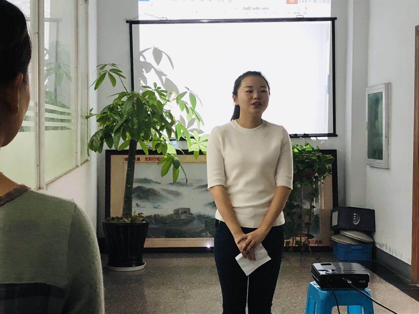 塑料托盤廠家每周早會(huì)，以飽滿的精神開單！